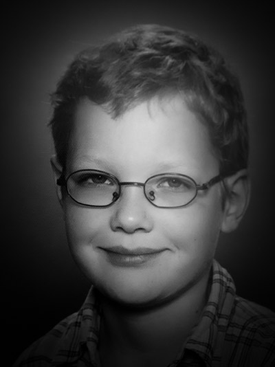 Bild von Joshua Hahn als kleiner Junge